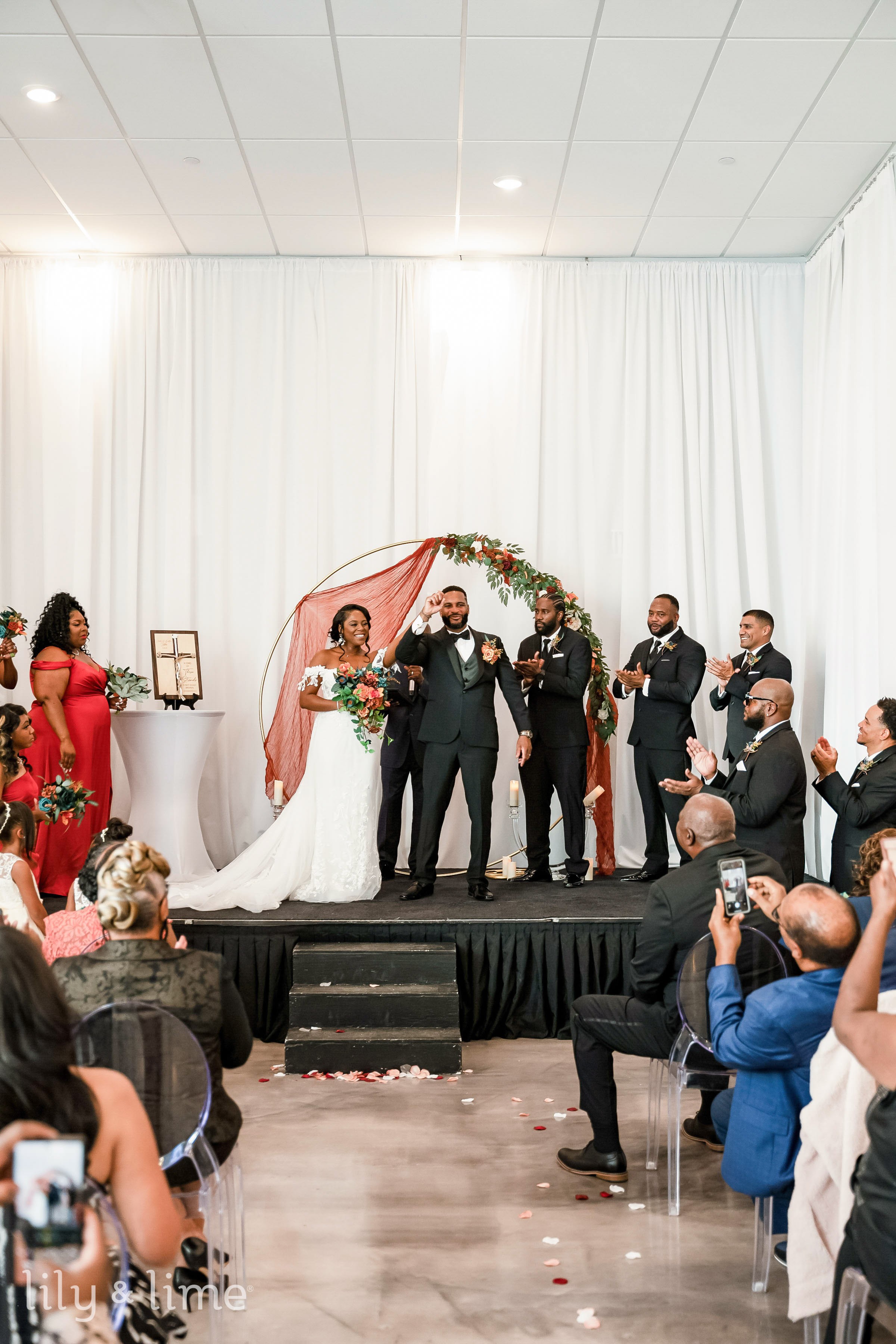 Brittni & Justin's Stylish Fall Wedding At On The Marquee, DallasFort