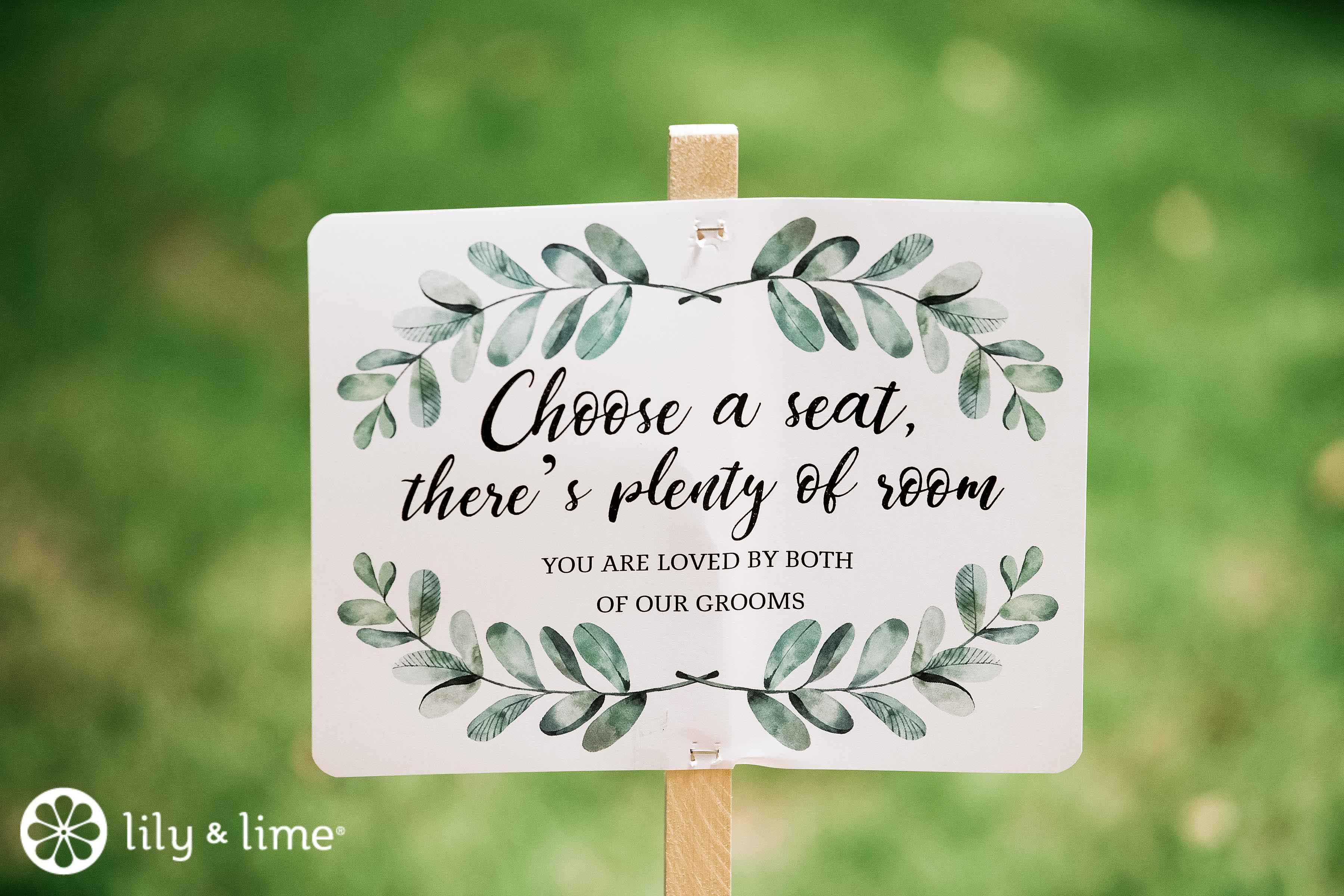 Choose a seat // Seating sign // Wedding print // Wedding sign gold // PRETTY