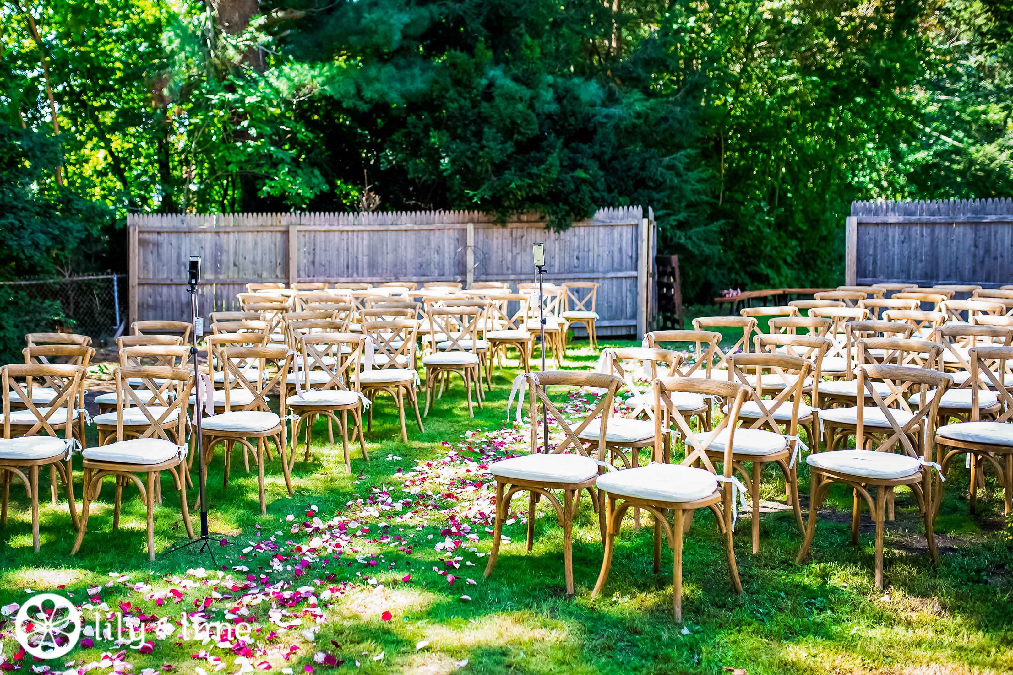 Low budget Ideas for a Small Intimate Backyard Weddings   Lily & Lime