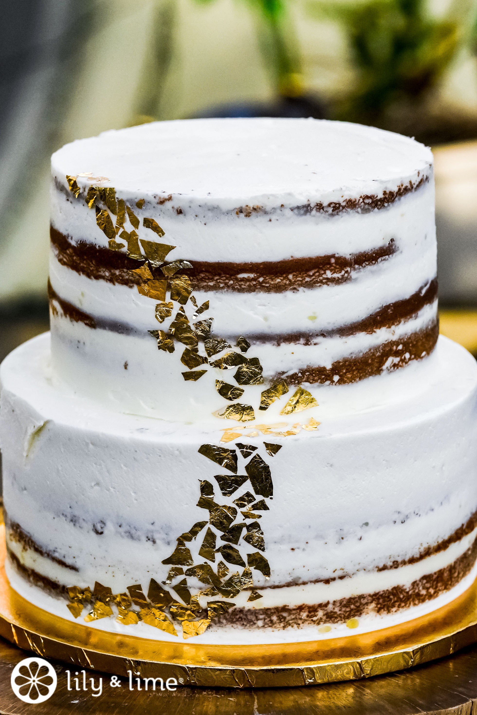 Simple Gold Leaf: Build Your Own Cake