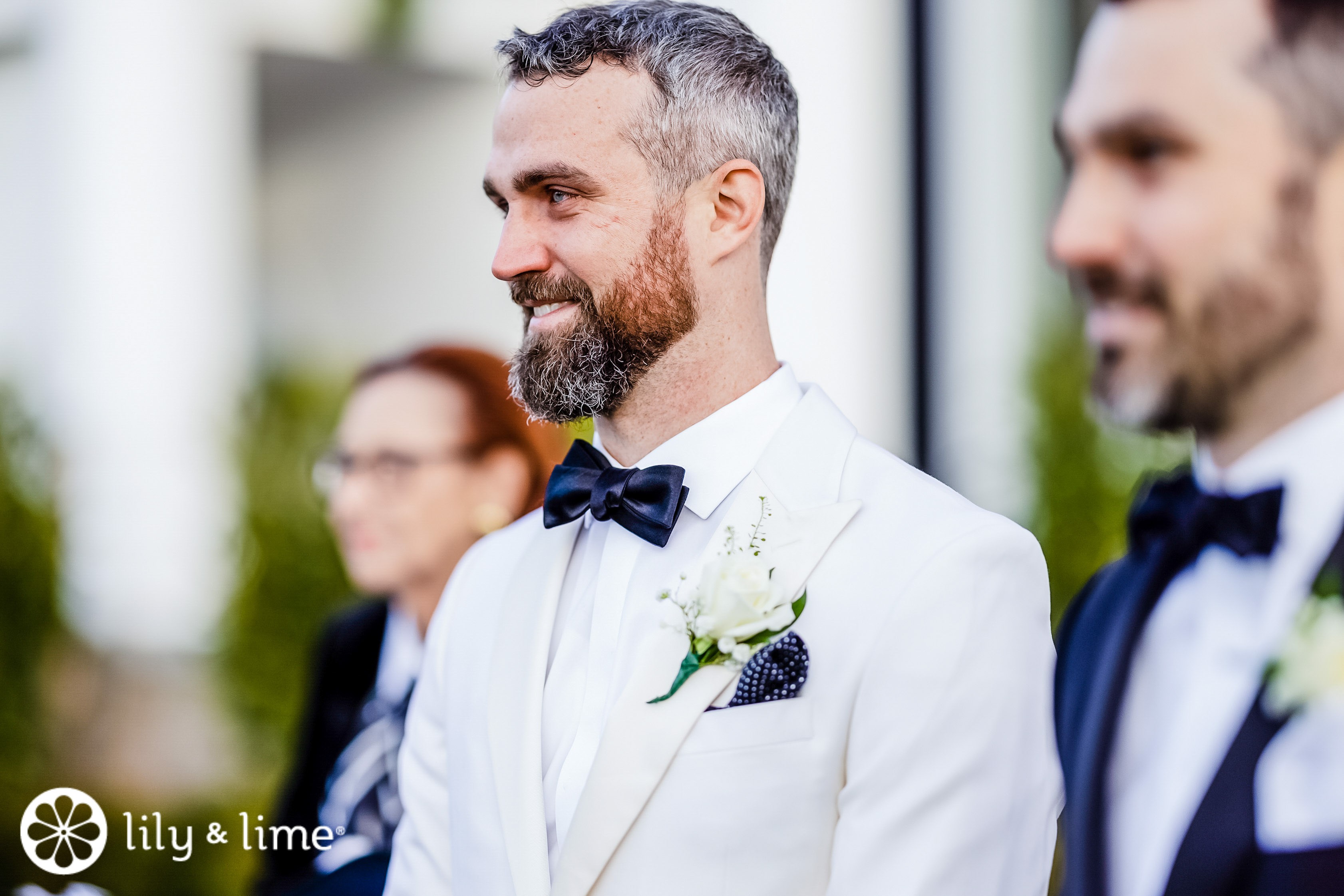 White suit wedding groom 2025