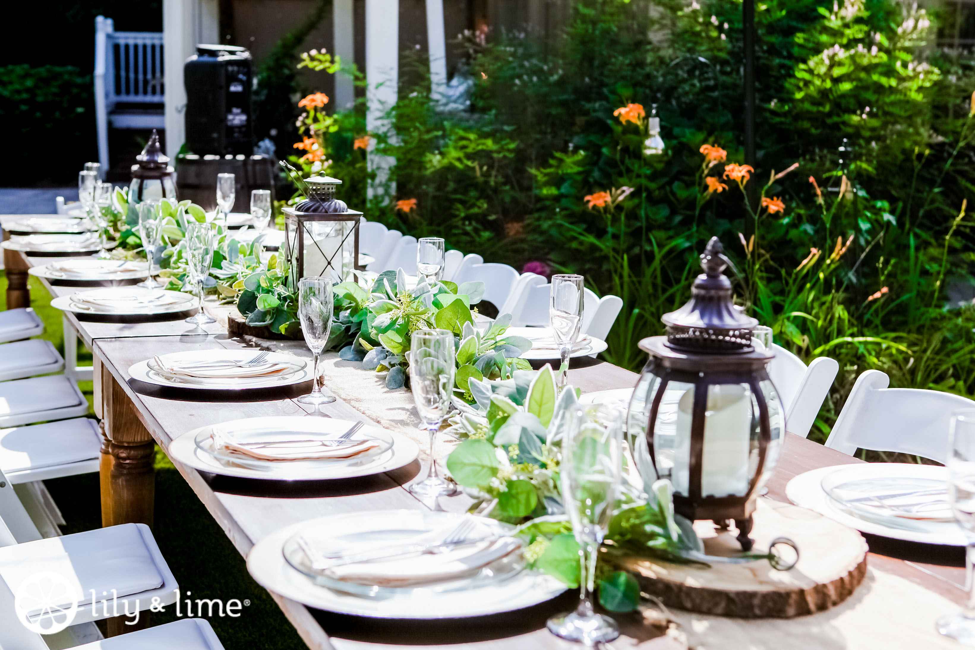 Creative Outdoor Reception Seating Arrangements Lily & Lime