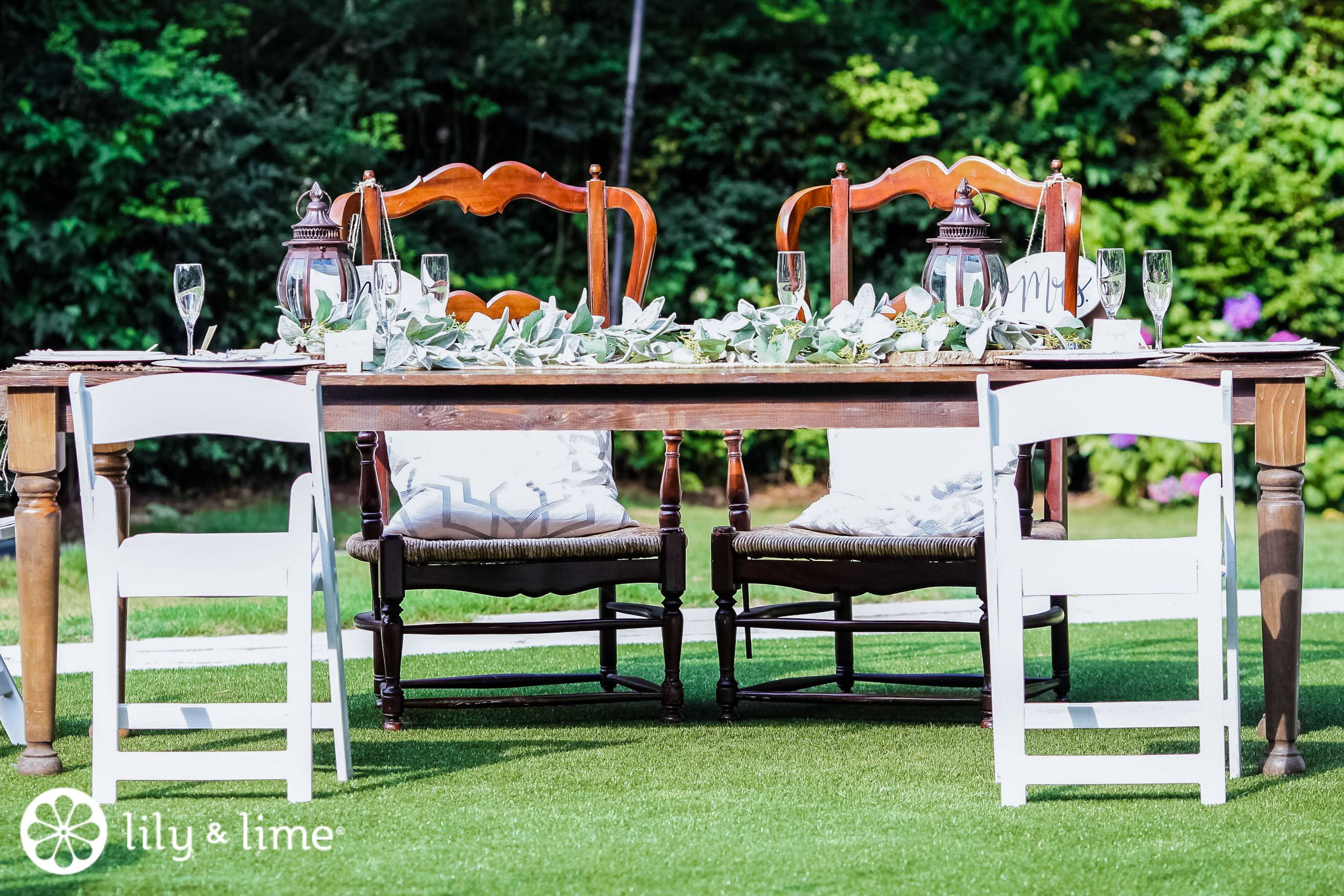 Creative Outdoor Reception Seating Arrangements Lily Lime
