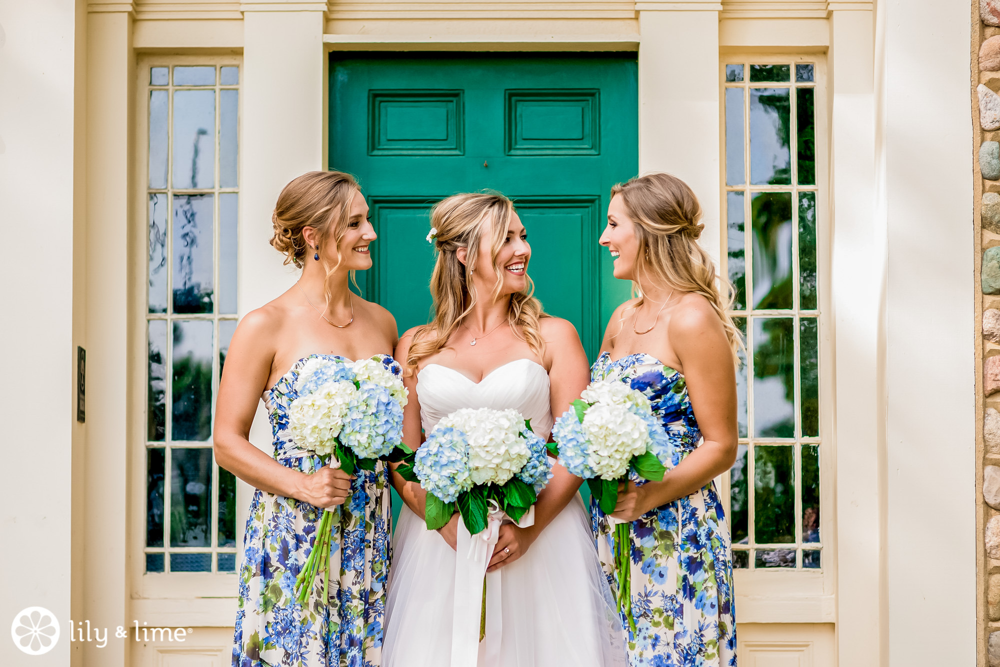 Watercolor discount bridesmaid dress