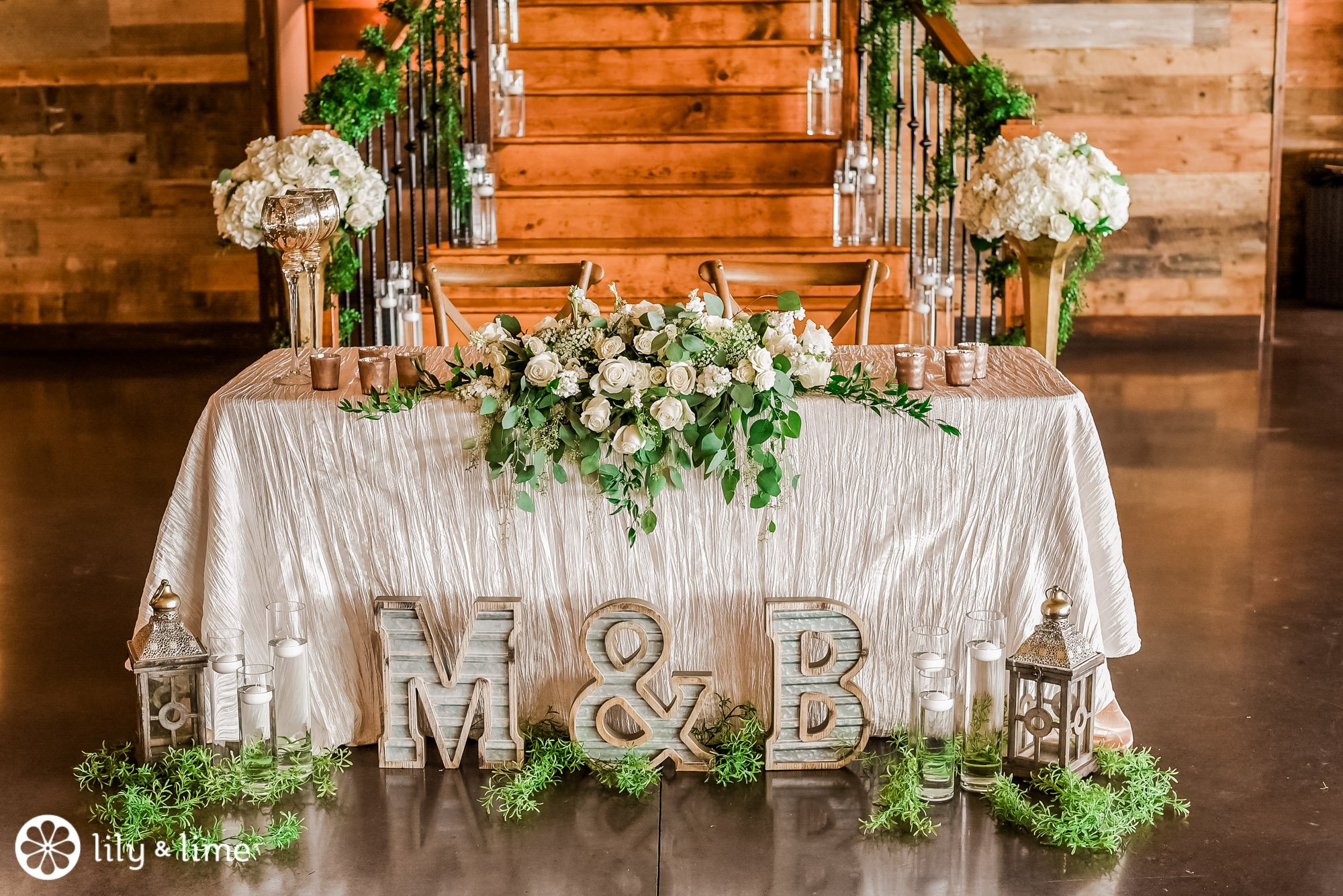 Reception decorations shop on a budget