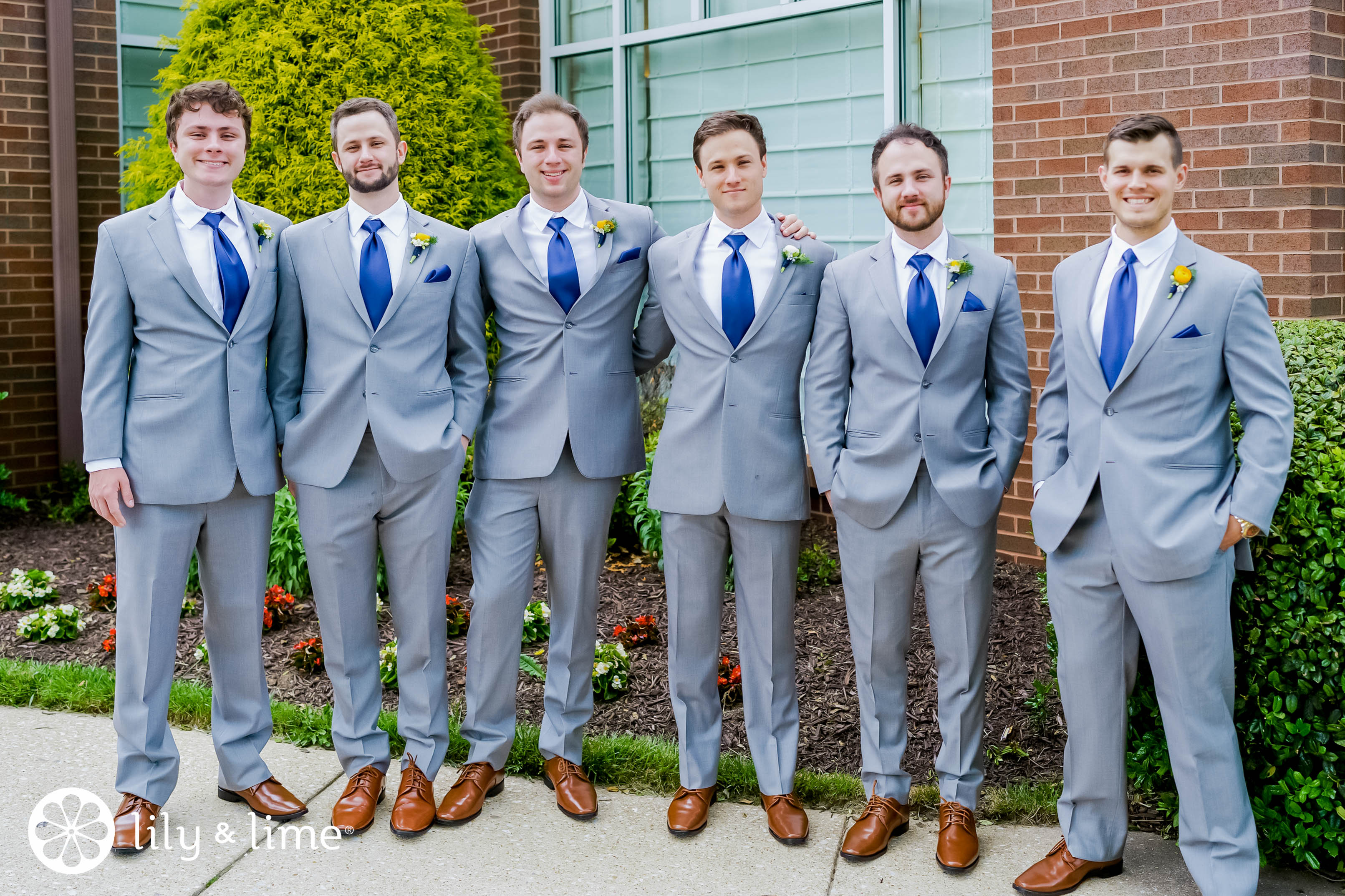 Dusty blue groomsmen hotsell suits