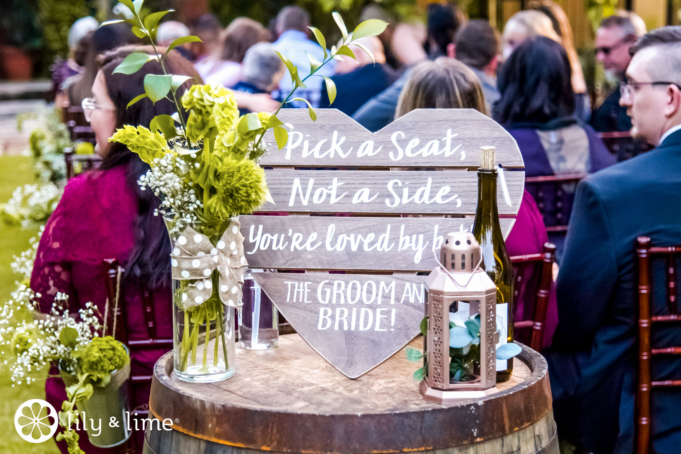 Upcycled but Gorgeous Wedding Decor Ideas Lily Lime