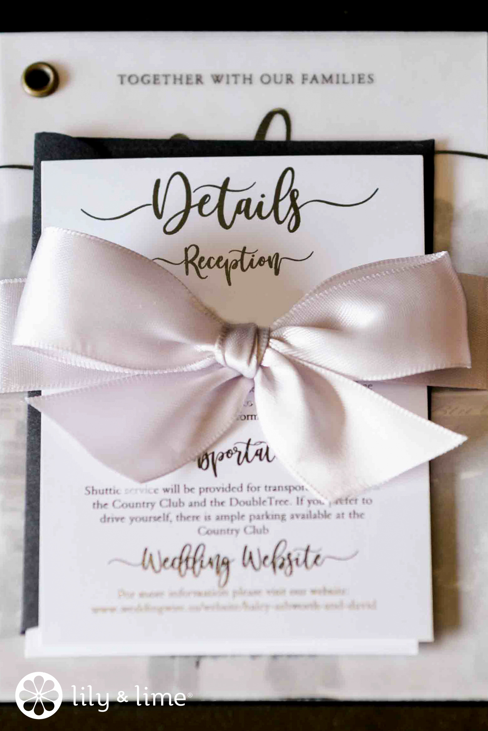 How To Send A Reception Only Wedding Invitation Lily Lime
