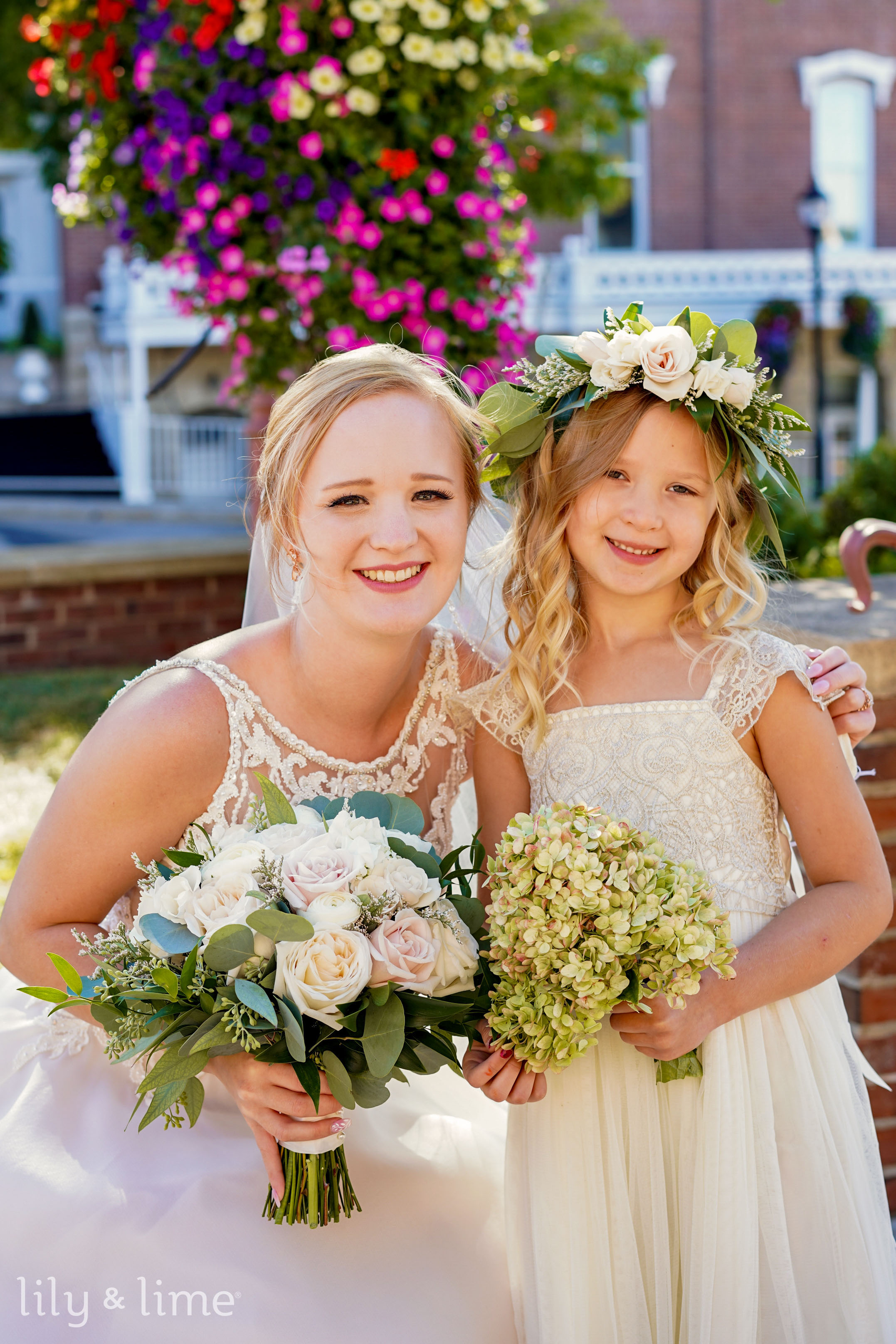 Cosy and Cute Flower Girl Dresses for a Winter Wedding