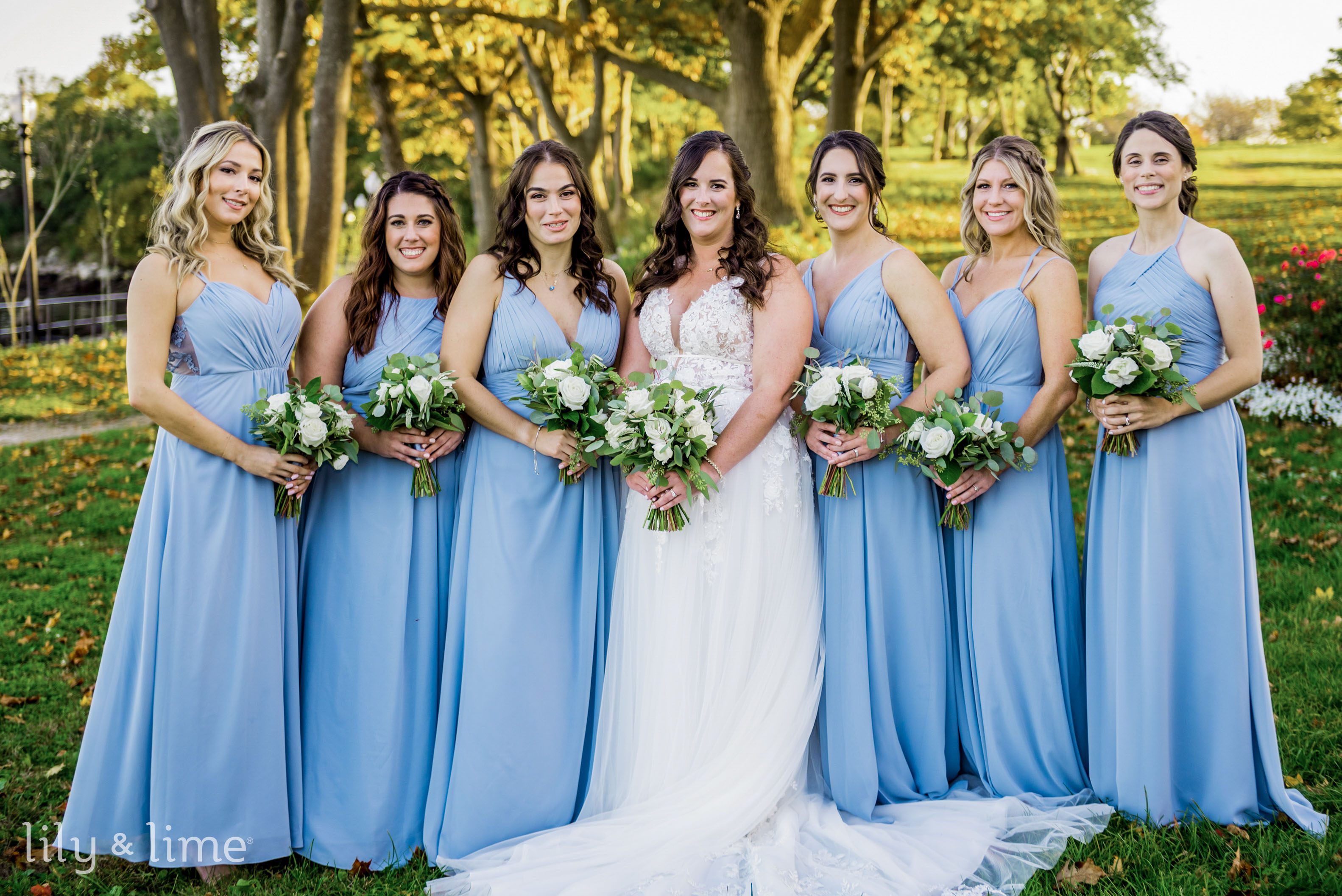Robin egg blue bridesmaid dresses top