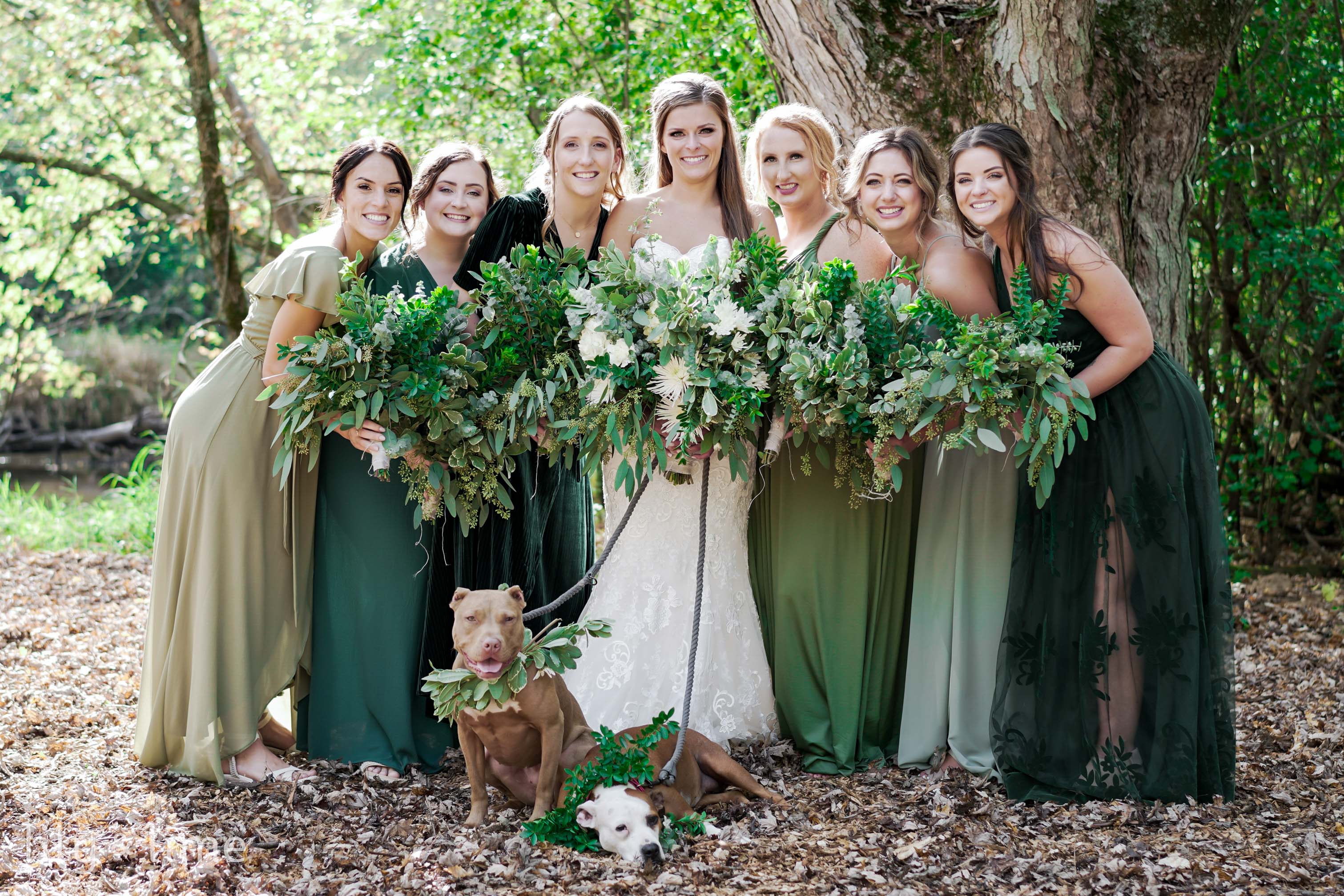 Water lily on sale green bridesmaid dresses