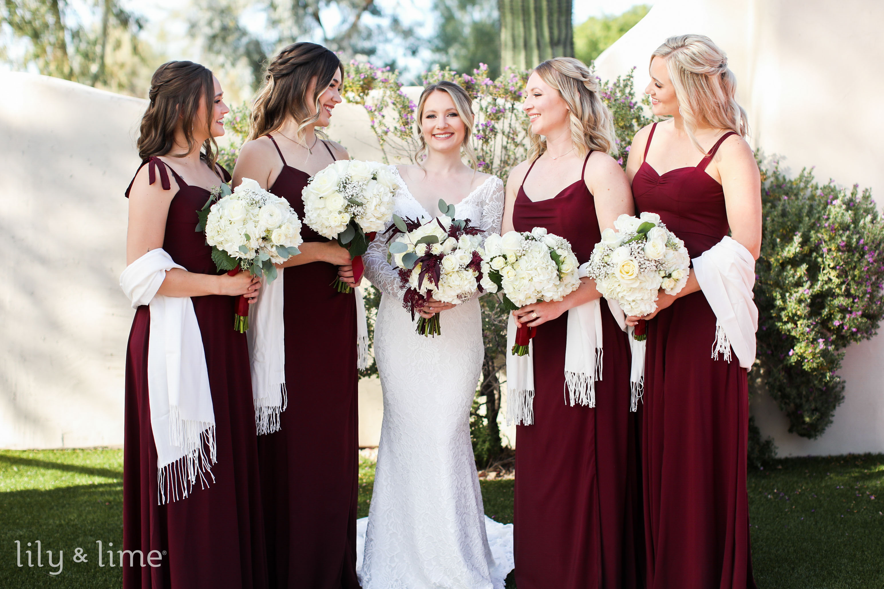 HOW TO MIX & MATCH YOUR BLUSH BRIDESMAIDS DRESSES FOR YOUR WEDDING - Carrie  Mcguire Photography