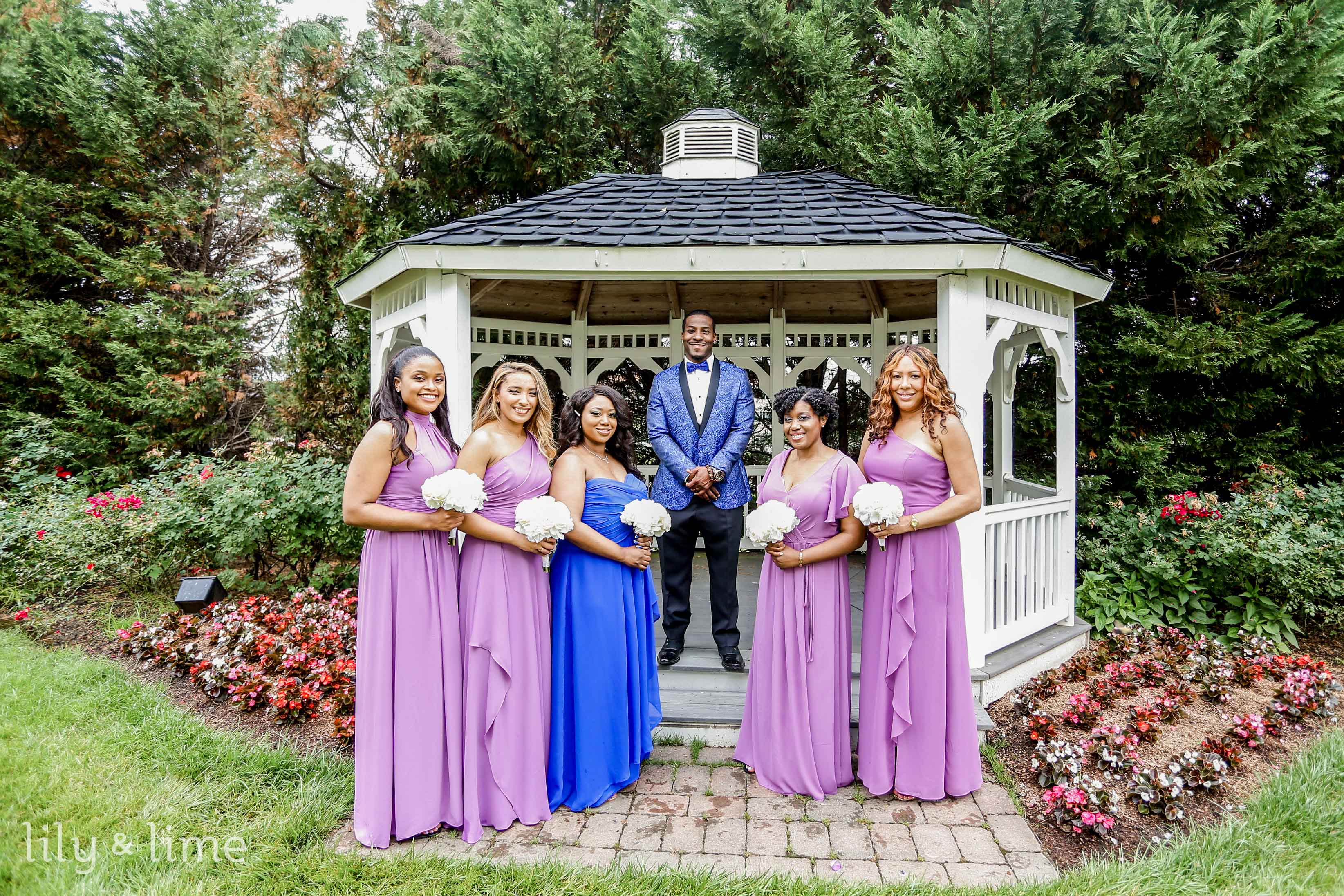 Green lily bridesmaid dresses discount