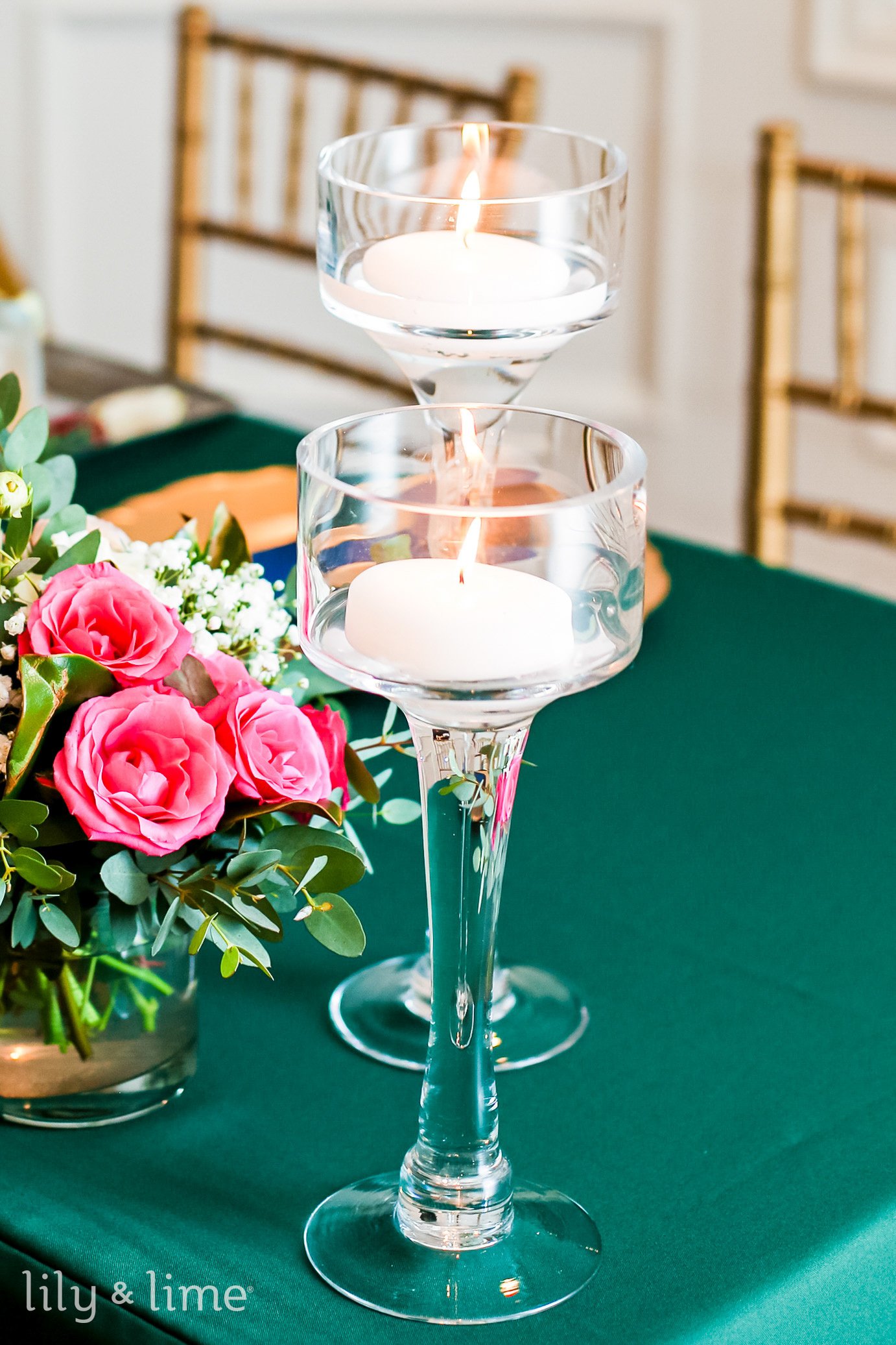 Candle holders hot sale for wedding reception