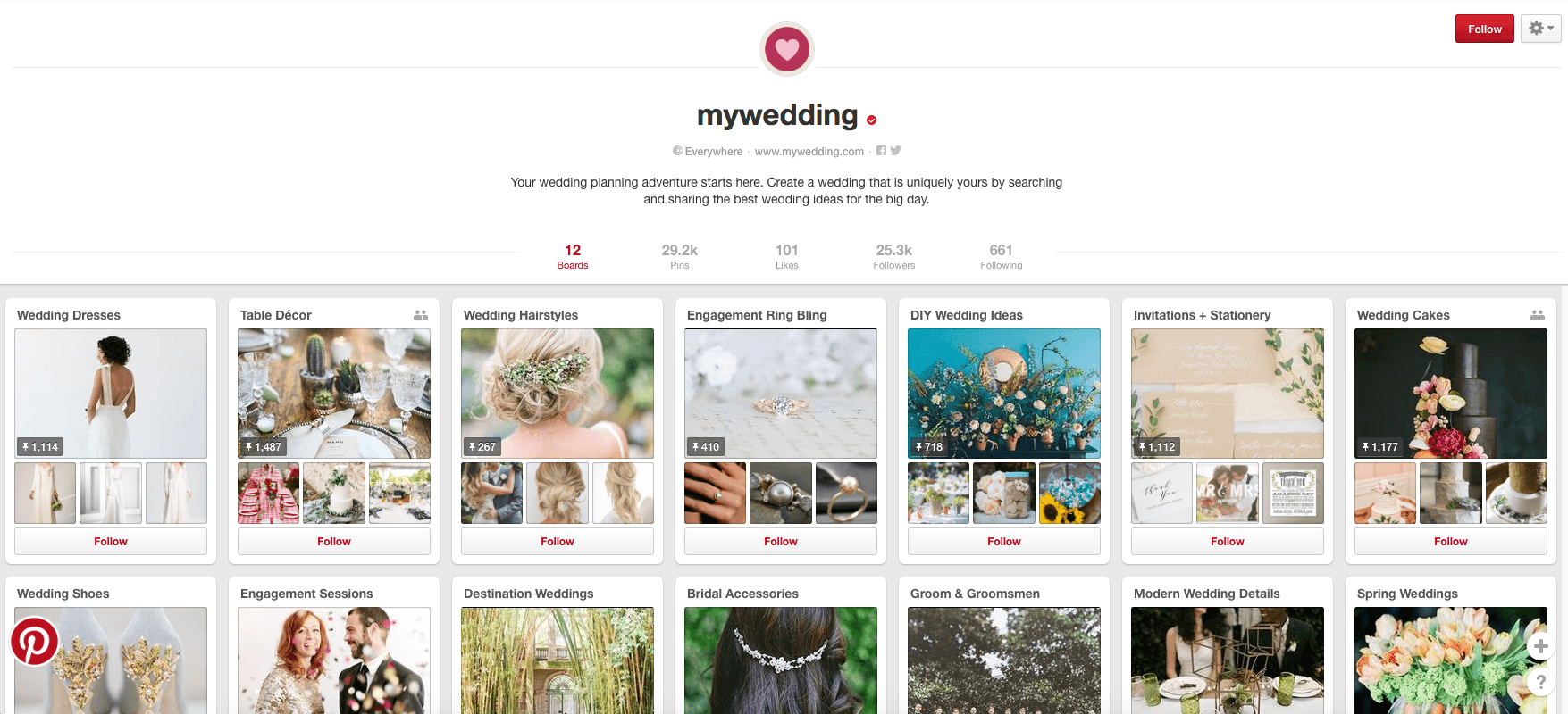 mywedding wedding planning inspiration