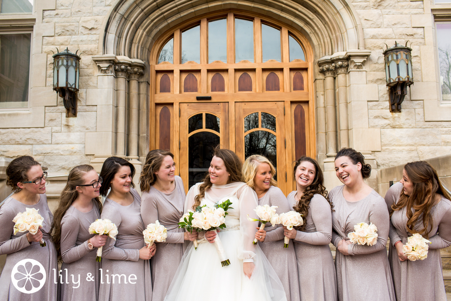 winter wedding bridesmaids ideas