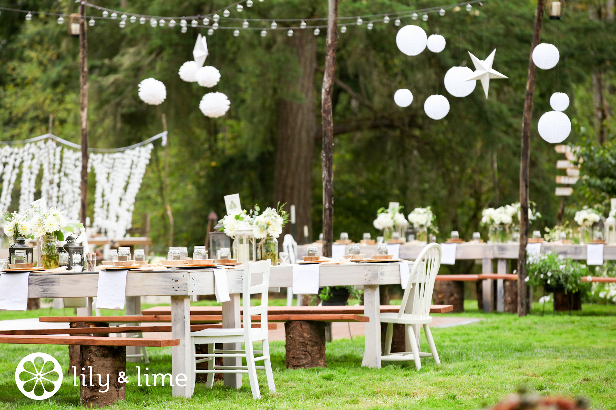 outdoorsy wedding decor ideas