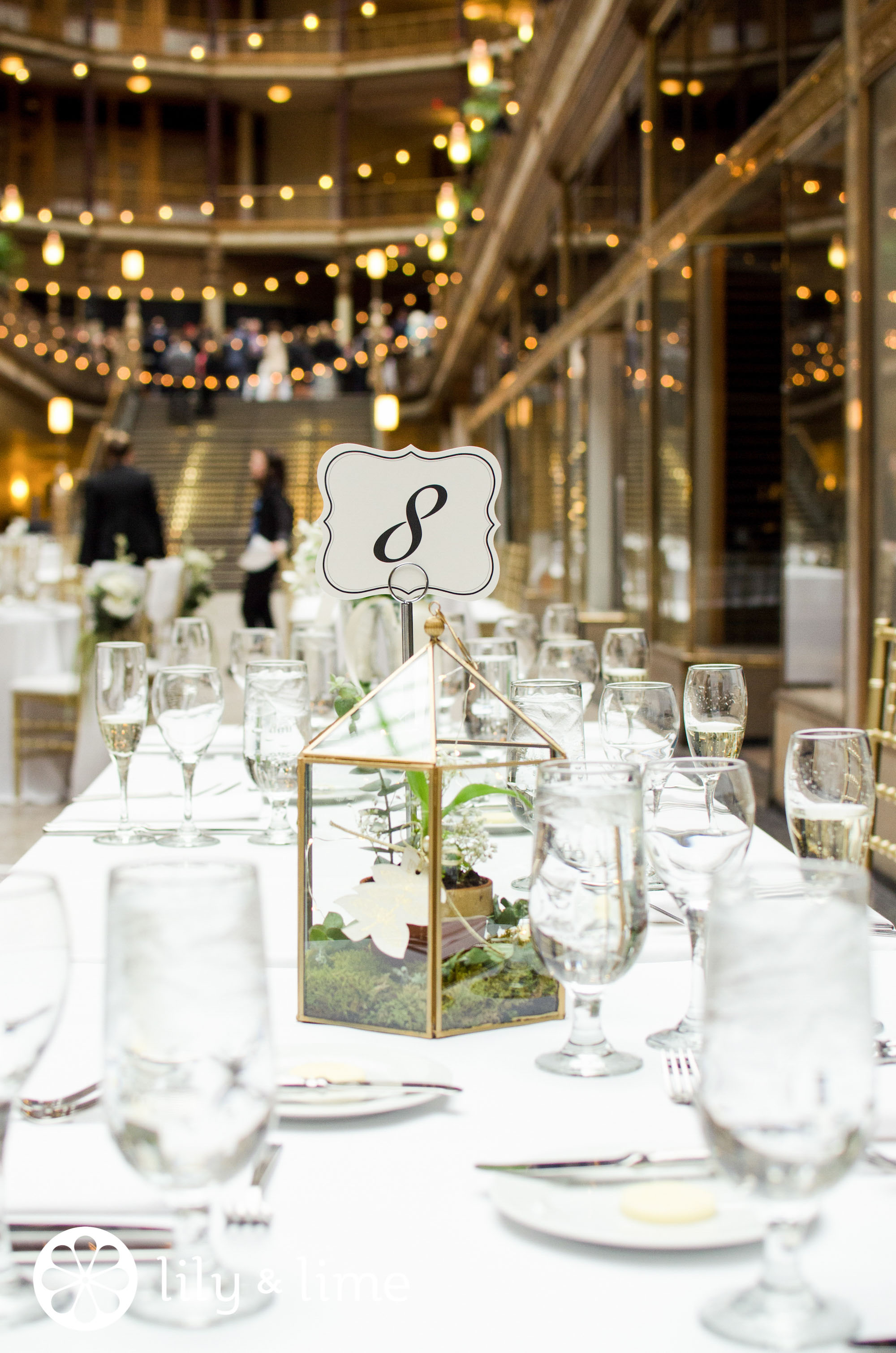 terrarium wedding centerpiece