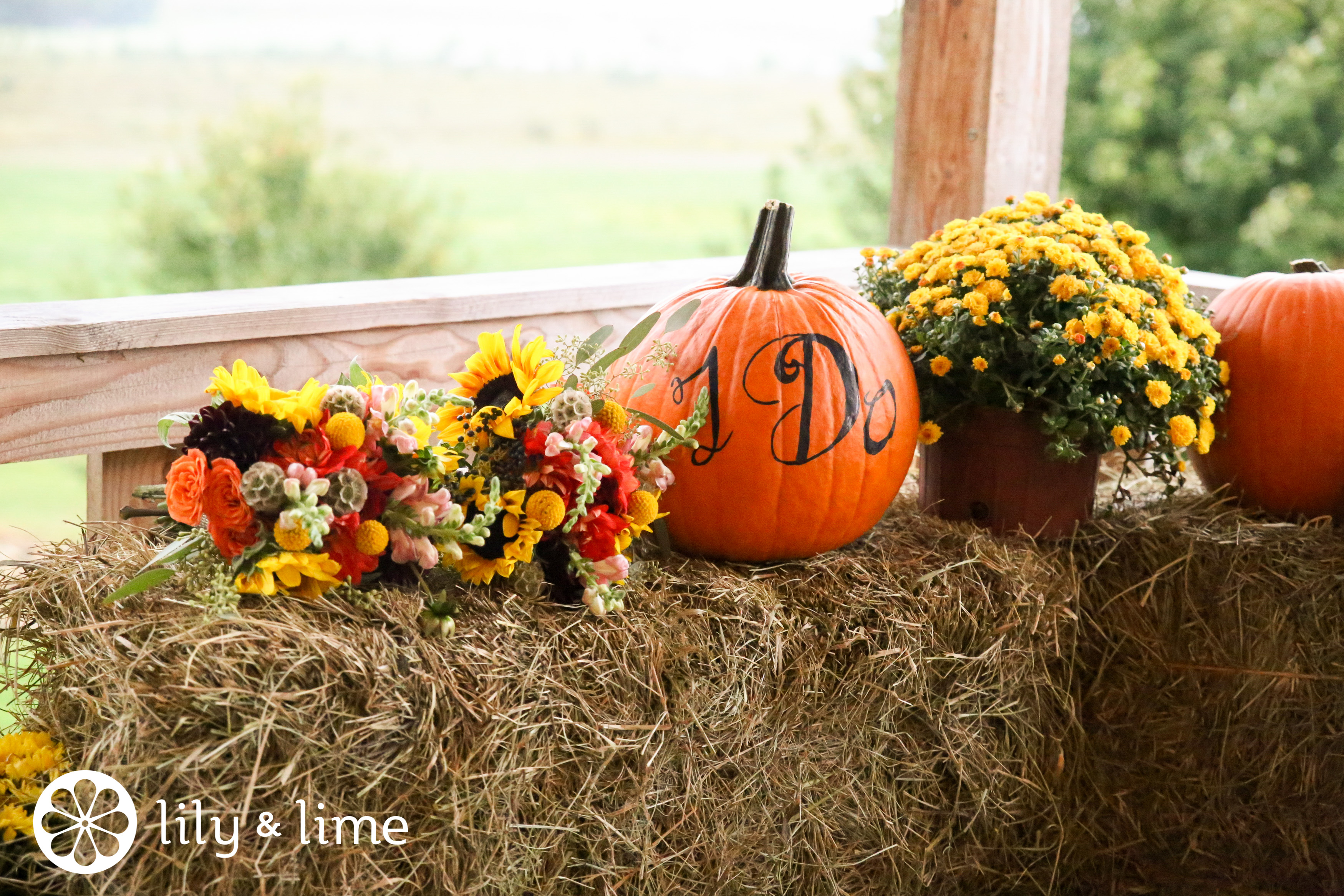 wedding pumpkin fall wedding decor ideas