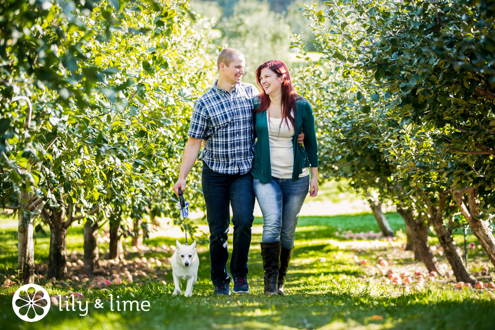 fall engagement photo style options