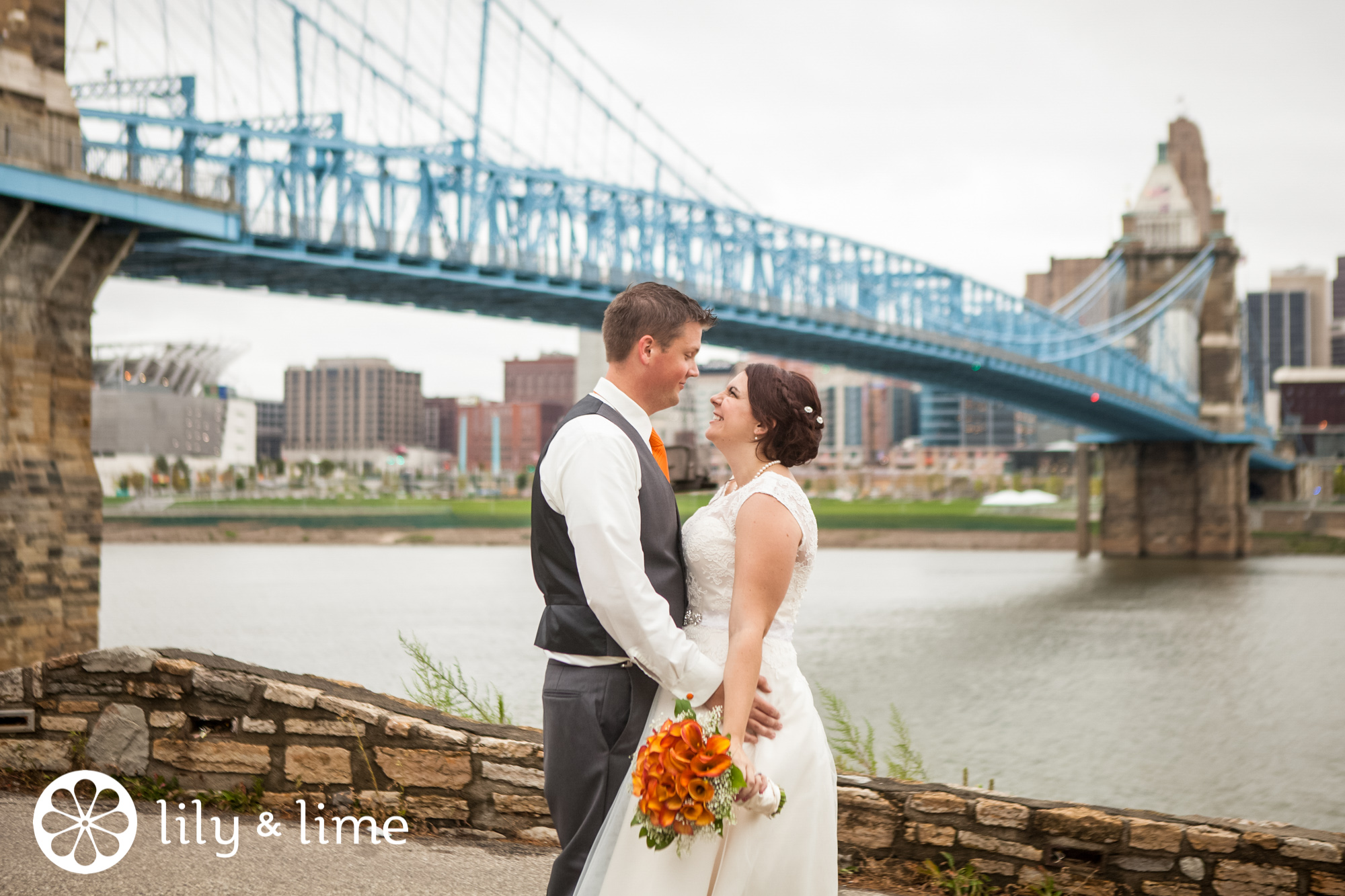 orange fall wedding inspiration