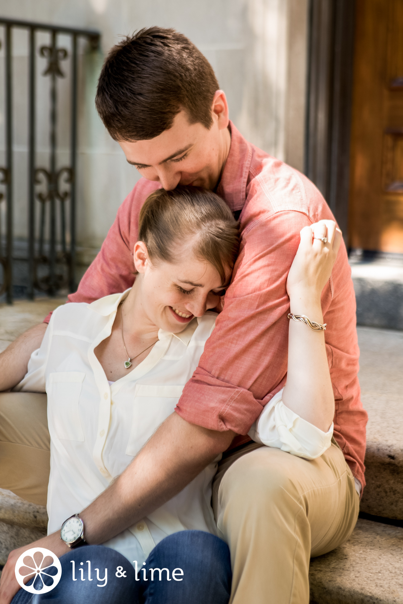 candid engagement photography