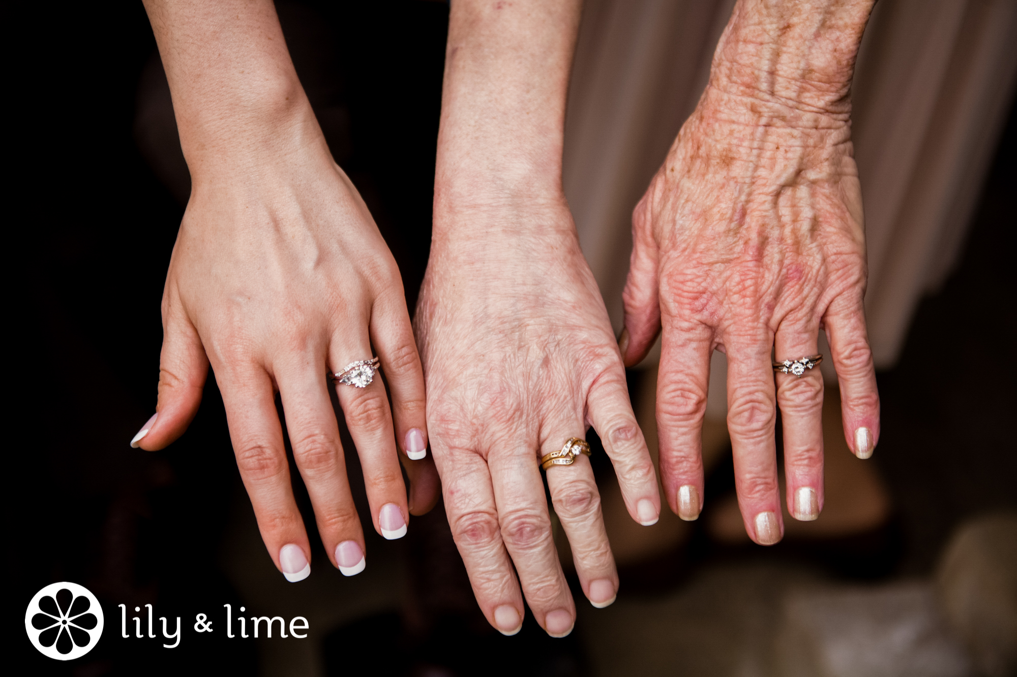 generational wedding photos