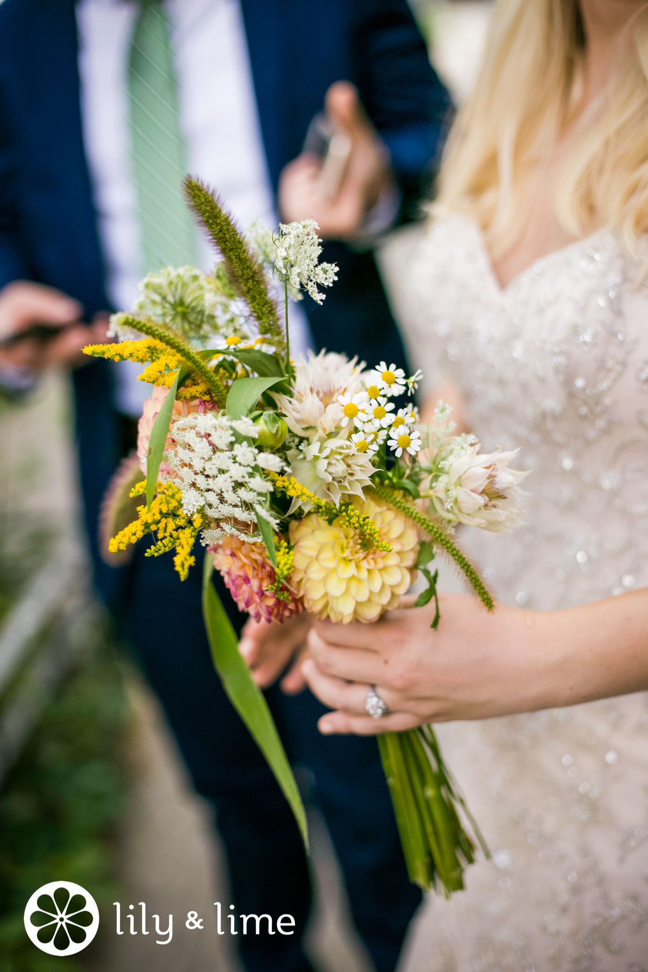 wildflower wedding bouquet