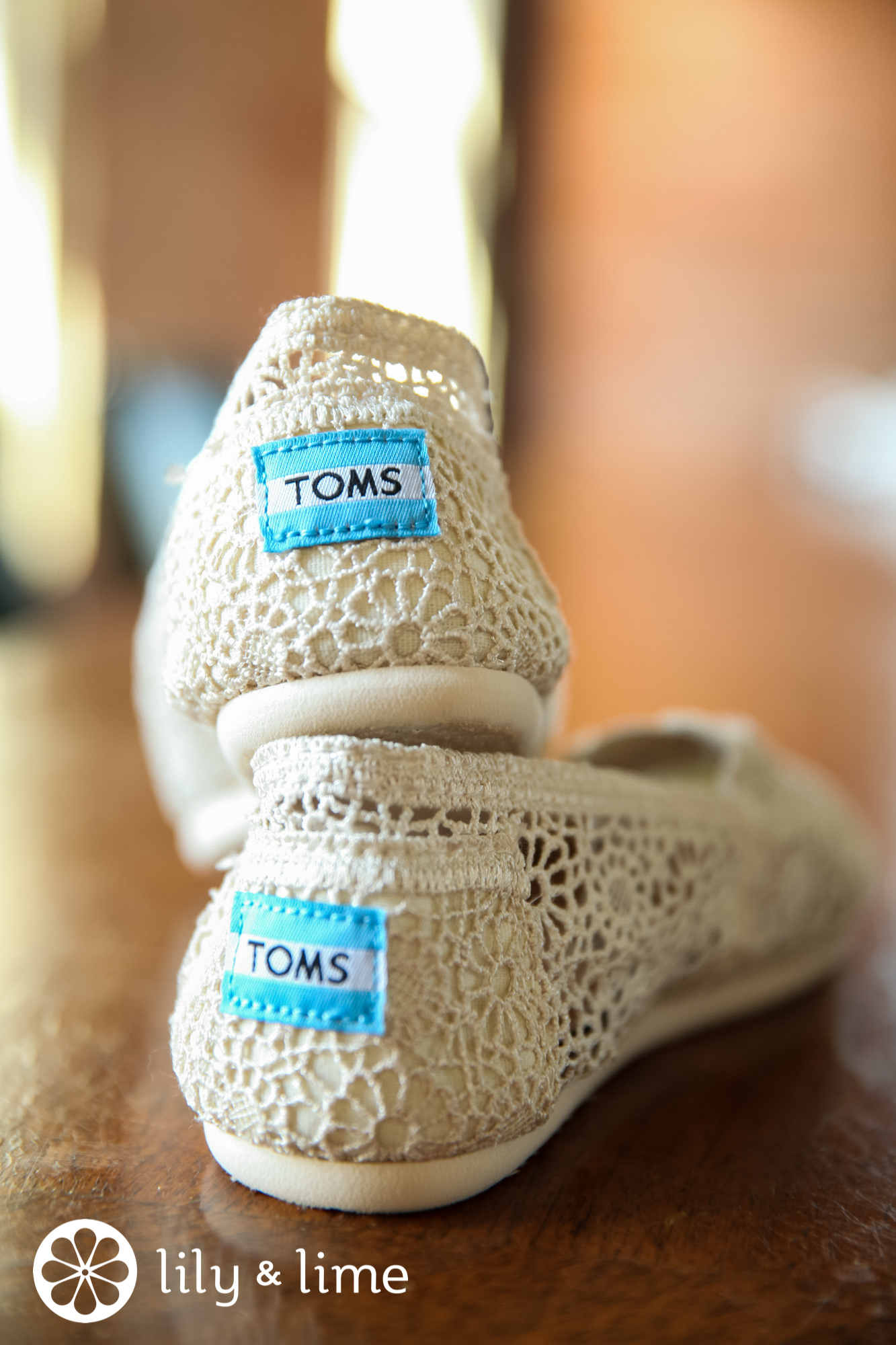 Tom's wedding shoes