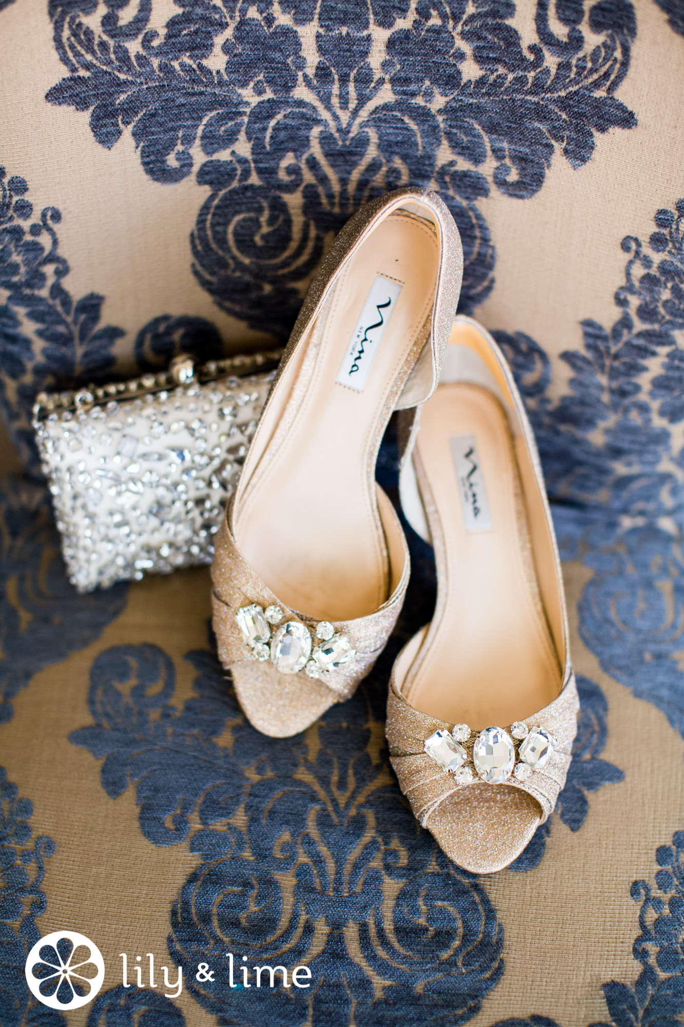 Nina peep-toe wedding shoes