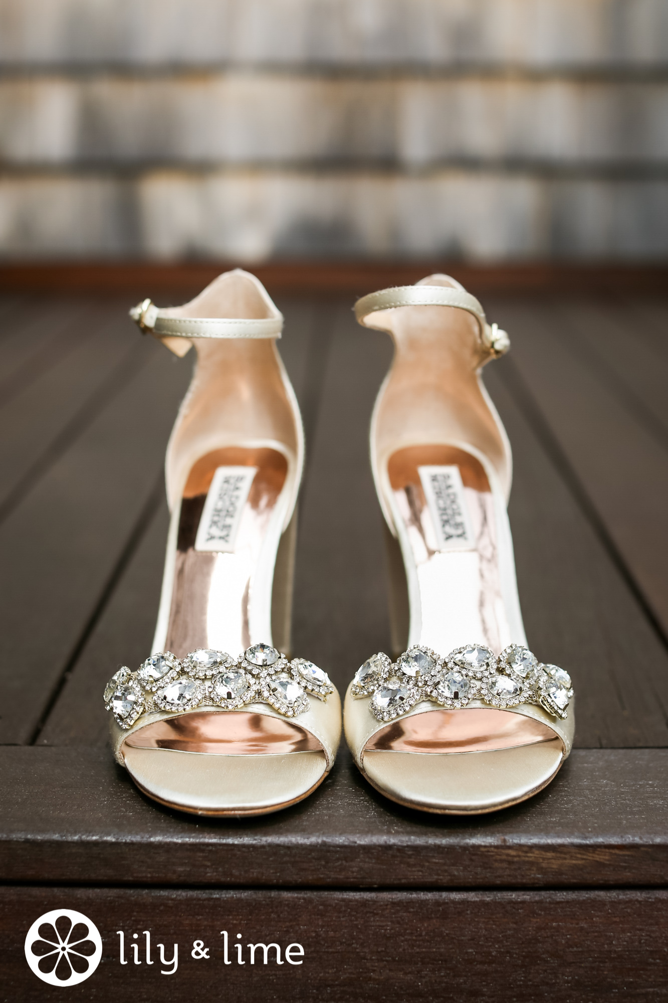 peep-toe wedding shoes