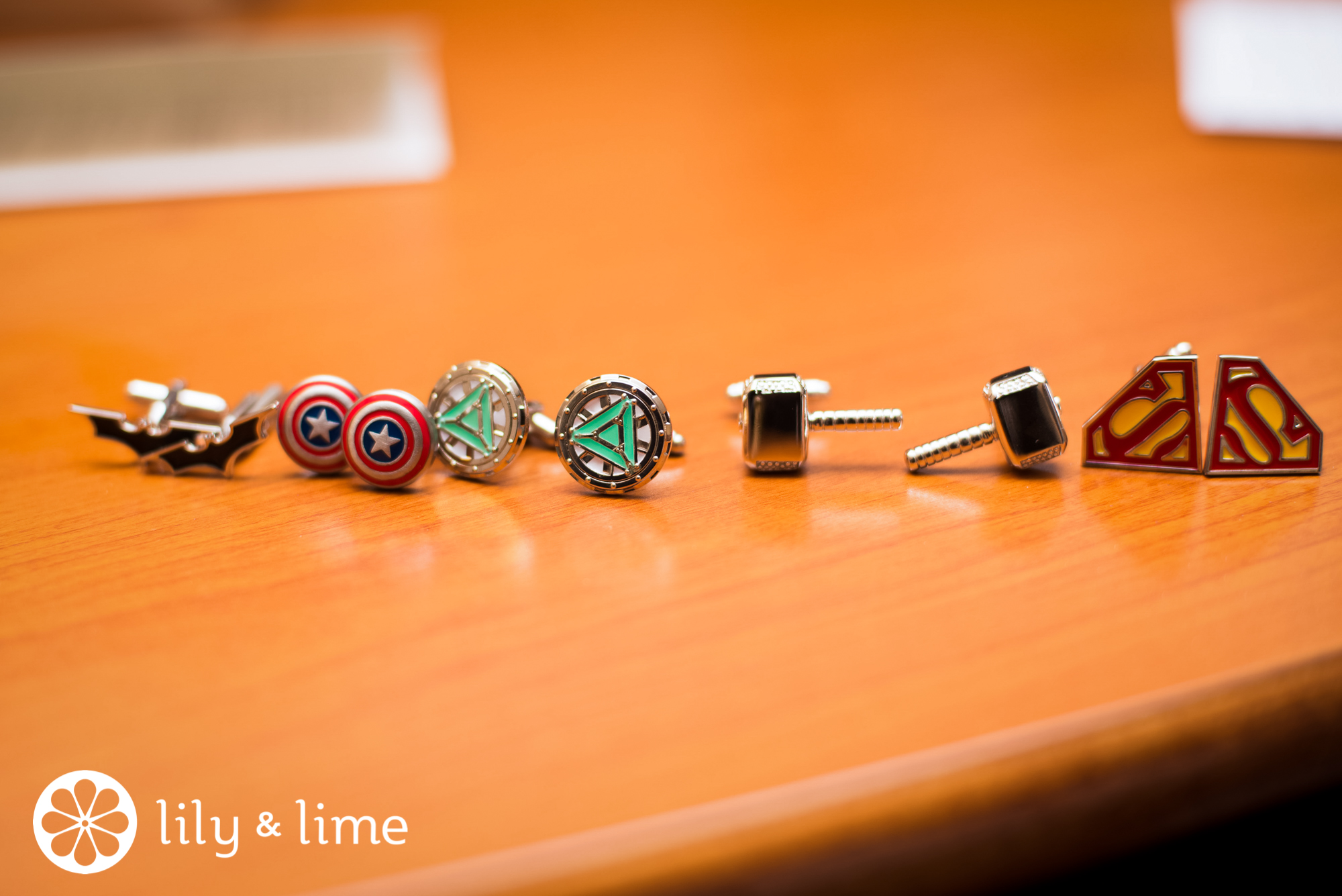 superhero cufflinks