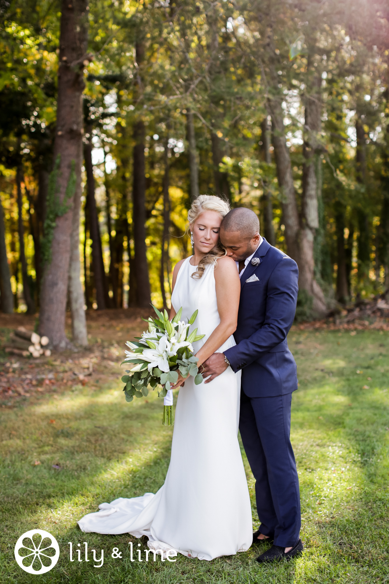 woodland wedding photography