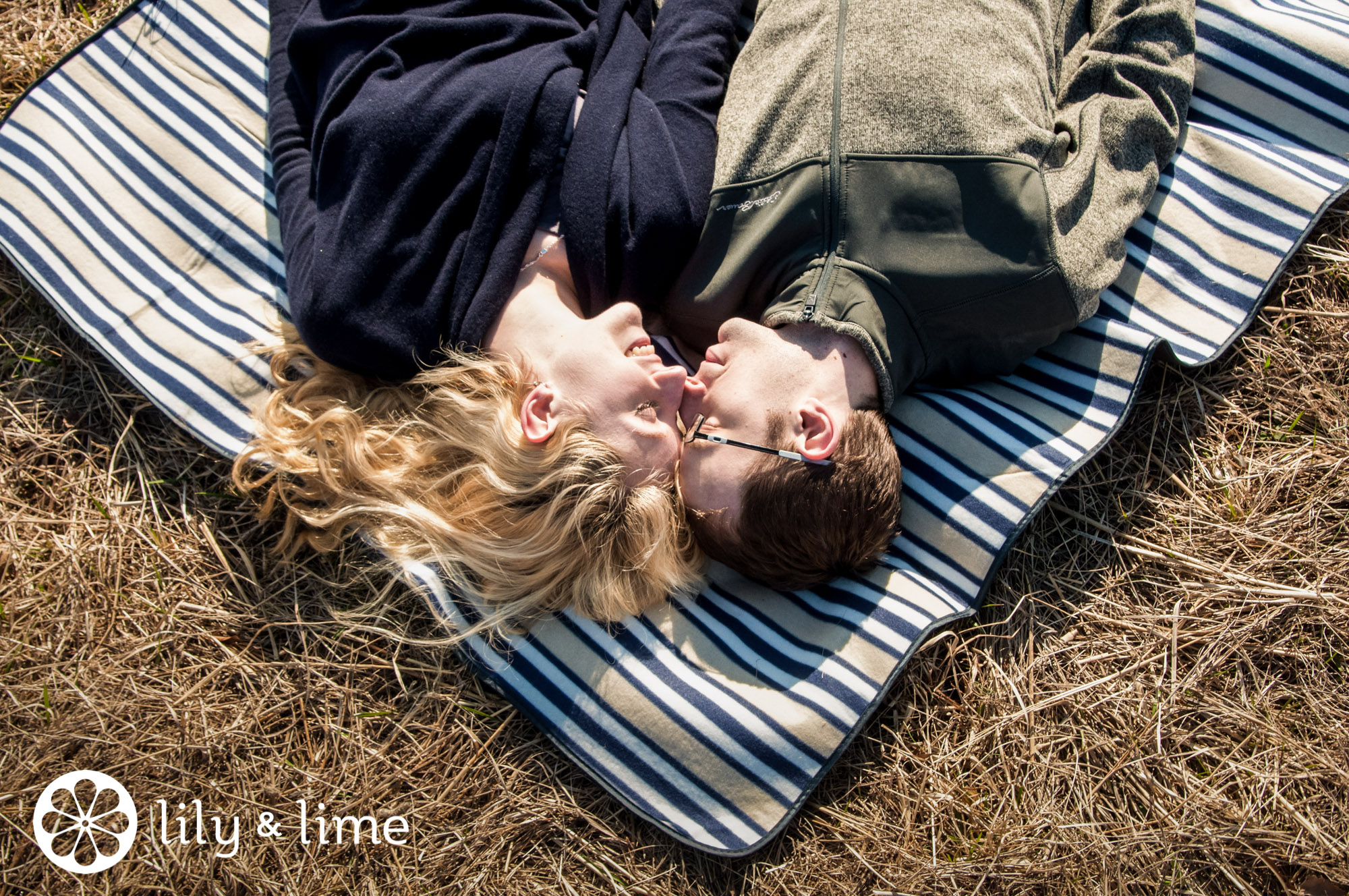 blanket for engagement session