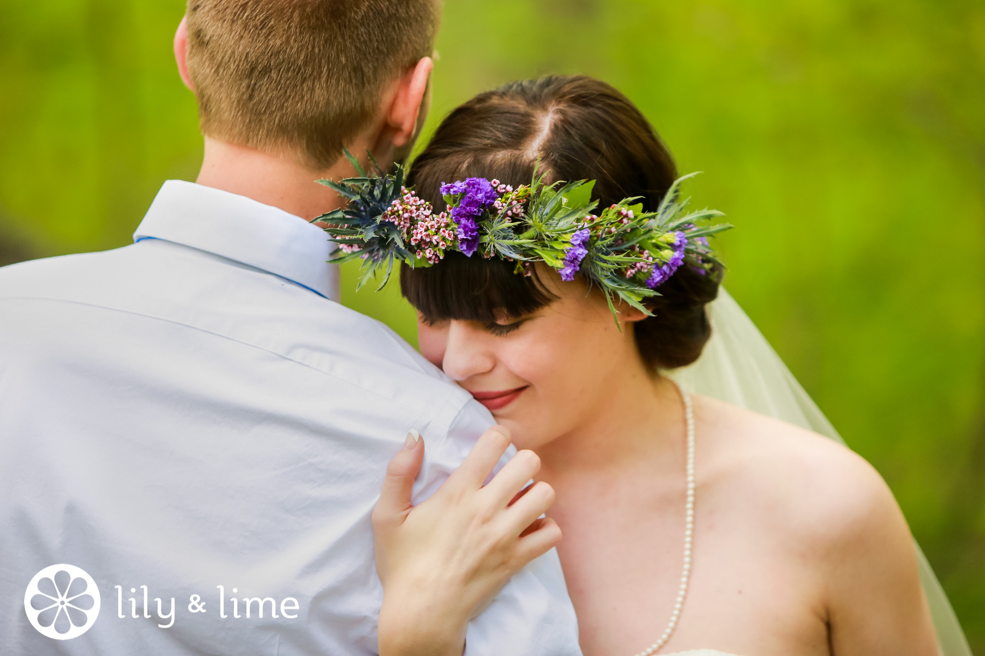 flower crown veil alternative