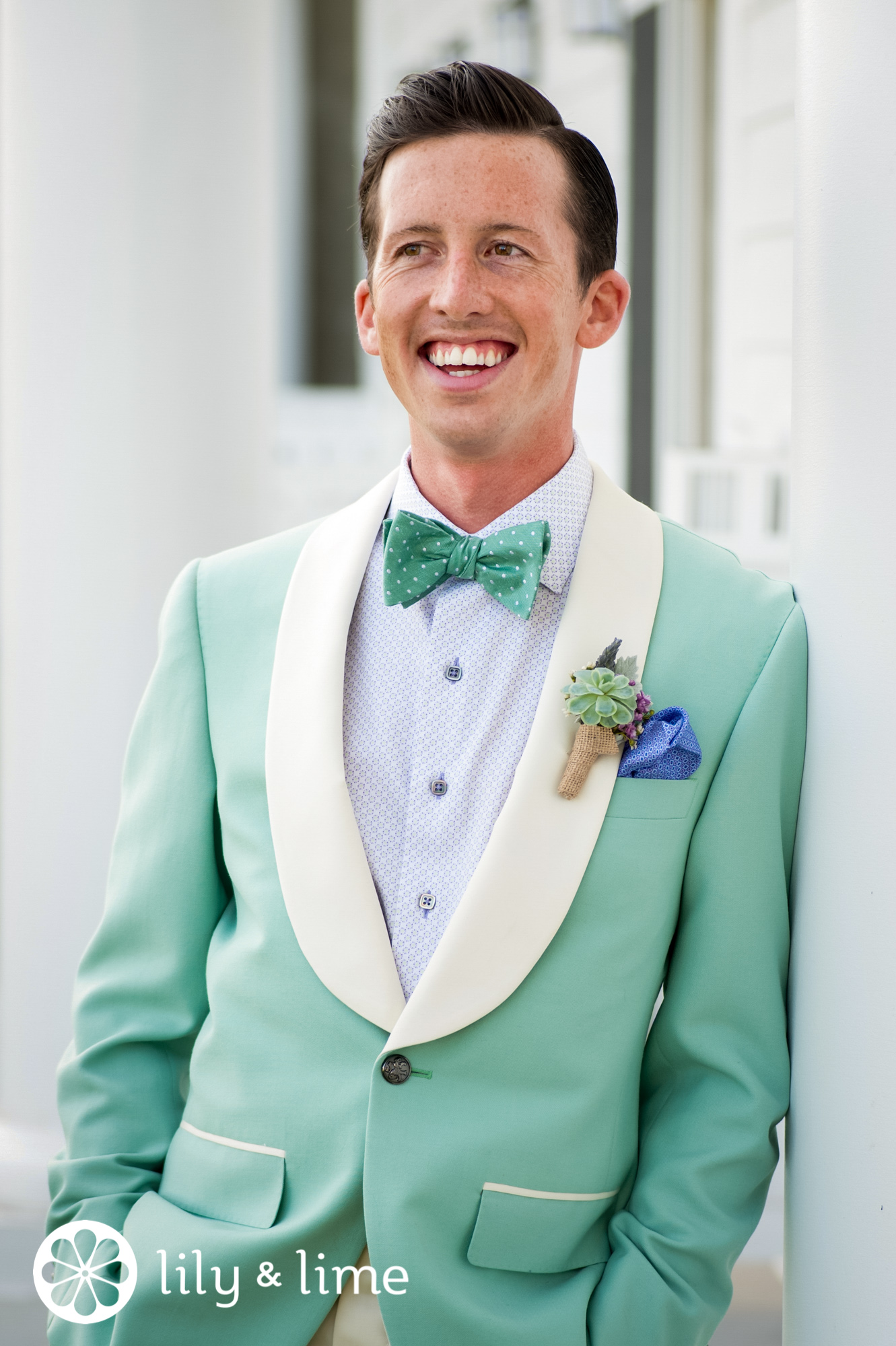 colored groom suits