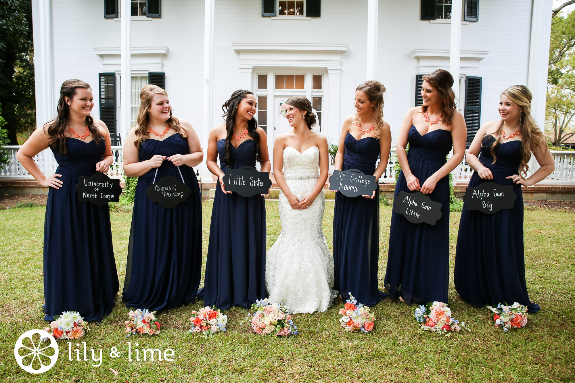 bridesmaids wedding signs