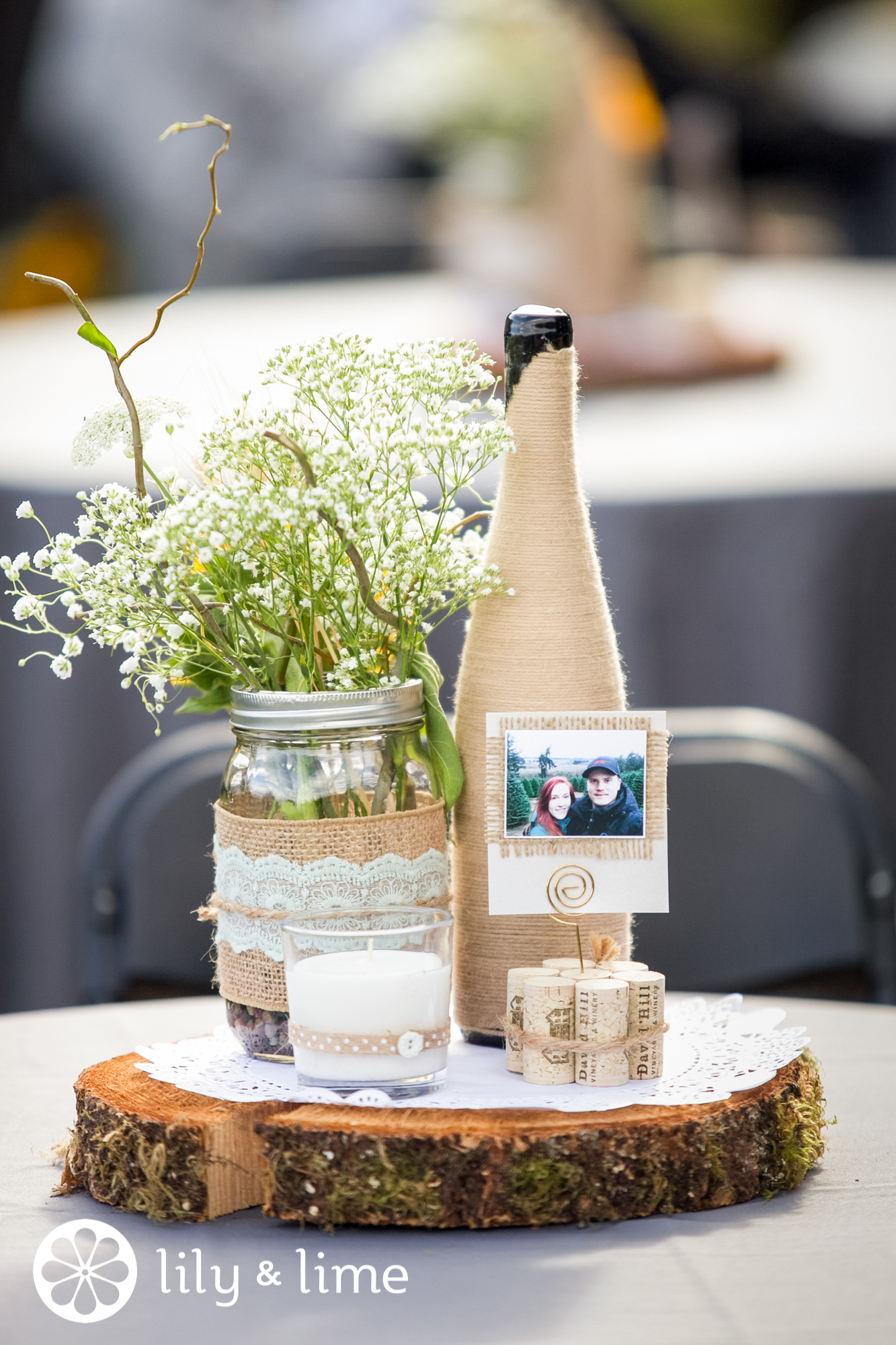 DIY wedding centerpieces