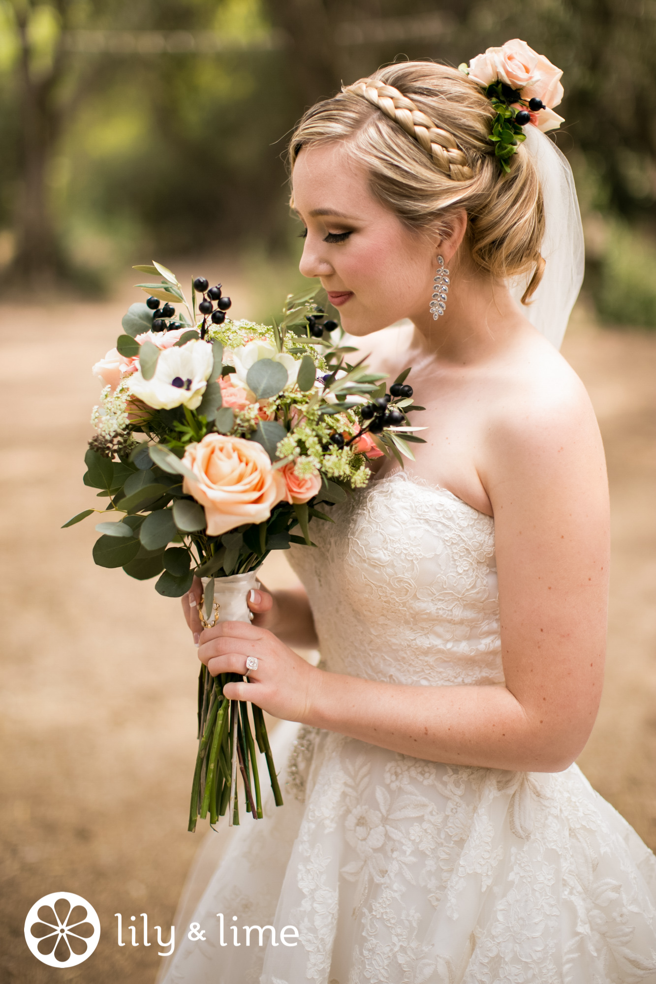 braid wedding up-do